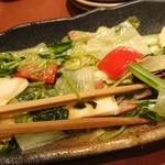 土風炉 - 焼き野菜ペペロンチーノ風