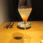 KOTARO Hasegawa DOWNTOWN CUISINE - お手製の紅玉スパーク