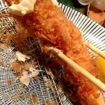 とんかつ檍 - 特大エビフライ