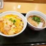 なか卯 - 親子丼と小そばセット