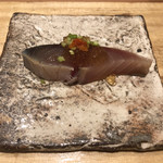 天ぷら たけうち - 対馬産 締め鯖の土佐酢ジュレ