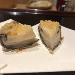 天ぷら たけうち - 糸島産 椎茸と根室産 帆立の貝柱