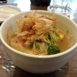 らーめん森や。 - スープ湯豆腐