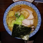 らーめん森や。 - はるゆたかちゃーしゅーめん＜味噌＞・わんたん増し