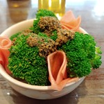 らーめん森や。 - ブロッコリーのみのごま酢かけ