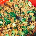 MAYA BAZAAR - 自家製 挽肉ナス小松菜のドライカレー