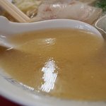 鯉龍軒 - とろりと濃そうなスープ、でもこれが美味しい