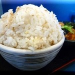 定食や 本通店 - 麦飯大盛