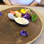レストラン　セラヴィ - 有機野菜の盛り合わせ