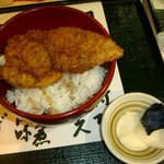 そば勝 - 「週末のお得な蕎麦コース」の小さなソースカツ丼