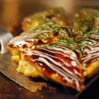 Osaka Okonomiyaki cooked by Osaka people