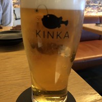 KINKA sushi bar izakaya 渋谷 - 綺麗な泡、神泡か？