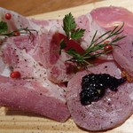 みざん - 手作りハム盛り合わせ。5種類。