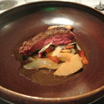 リストランテ カノフィーロ - アイルランド産へアフォード種牛肉パヴェッとのグリーリア