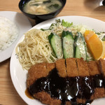 丸石亭 - トンカツ定食♪ 1.150円