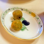 リストランテ ラ・バリック トウキョウ - ランチB 5,500円+サ：オリーブのフリット