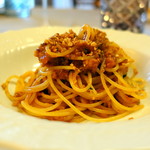 リストランテ ラ・バリック トウキョウ - ランチB 5,500円+サ：タコミンチのスパゲッティ