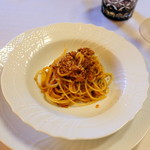 リストランテ ラ・バリック トウキョウ - ランチB 5,500円+サ：タコミンチのスパゲッティ