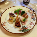 リストランテ ラ・バリック トウキョウ - ランチB 5,500円+サ：前菜盛り合せ