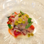 リストランテ ラ・バリック トウキョウ - ランチB 5,500円+サ：イチゴとイチゴジェラート