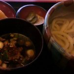 手打ちうどん　くいしん棒 - つけ鴨麺、いなり