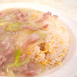 華王飯店 - 肉細切り炒飯