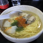 潮中華 KAZE - 【2011.11.　再訪】　かき塩ラーメン（大盛）850円