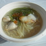 潮中華 KAZE - 【2011.11. 相模原フェスタにて】　かき塩ラーメン500円