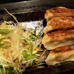 山小屋 - 餃子は普通に美味しいです♪♪
