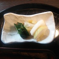 割烹蒲焼 横浜八十八 吉田町店 - お新香アップ