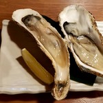 炉ばた炭焼き 膳 - 昆布森産牡蠣