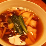 蕎麦ひら井 - 深山そば（きのこ＆鳥肉がたっぷり！）