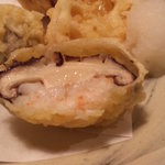 蕎麦ひら井 - しいたけ＆えびの練り物