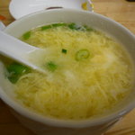 味包 - 玉子スープ：定食のこの日のスープはコレ！