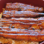 魚栄 - うな重 中串＋きも吸い　ズームアップ