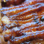 魚栄 - うな重 中串＋きも吸い　ズームアップ