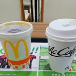 マクドナルド - プレミアムローストアイスコーヒーSサイズ＆ホットコーヒー