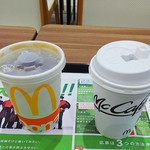 マクドナルド - プレミアムローストアイスコーヒーSサイズ＆ホットコーヒー
