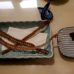 うなぎ 魚政 - 骨せんべい