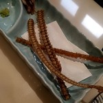 うなぎ 魚政 - 骨せんべい