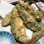 Izakaya Kushitei - 〇アボカドクリームチーズの天ぷらう680円