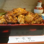 おが和 - 焼鳥重　肉増しご飯大盛り(19-04)
