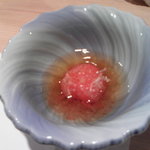 寿司 とちの木 - 出汁トマト