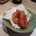 寿司 とちの木 - マグロの脳天の唐揚げ