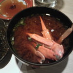 寿司 とちの木 - 蟹の赤だし