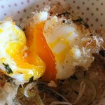 蕎麦 花はな - 卵オープン