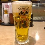 Yakitoridoujouuedaya - 生ビール スーパードライ  480円