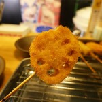 燻製カレーと串カツ ガラック - レンコン　80円