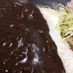 カレーの杉蔵 - 黒っぽいカレーです。焙煎カレーだからですかね？