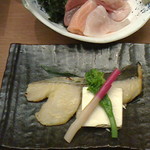 Sakanayauochuuhonten - お造り＆鰆西京焼き＋クリームチーズ